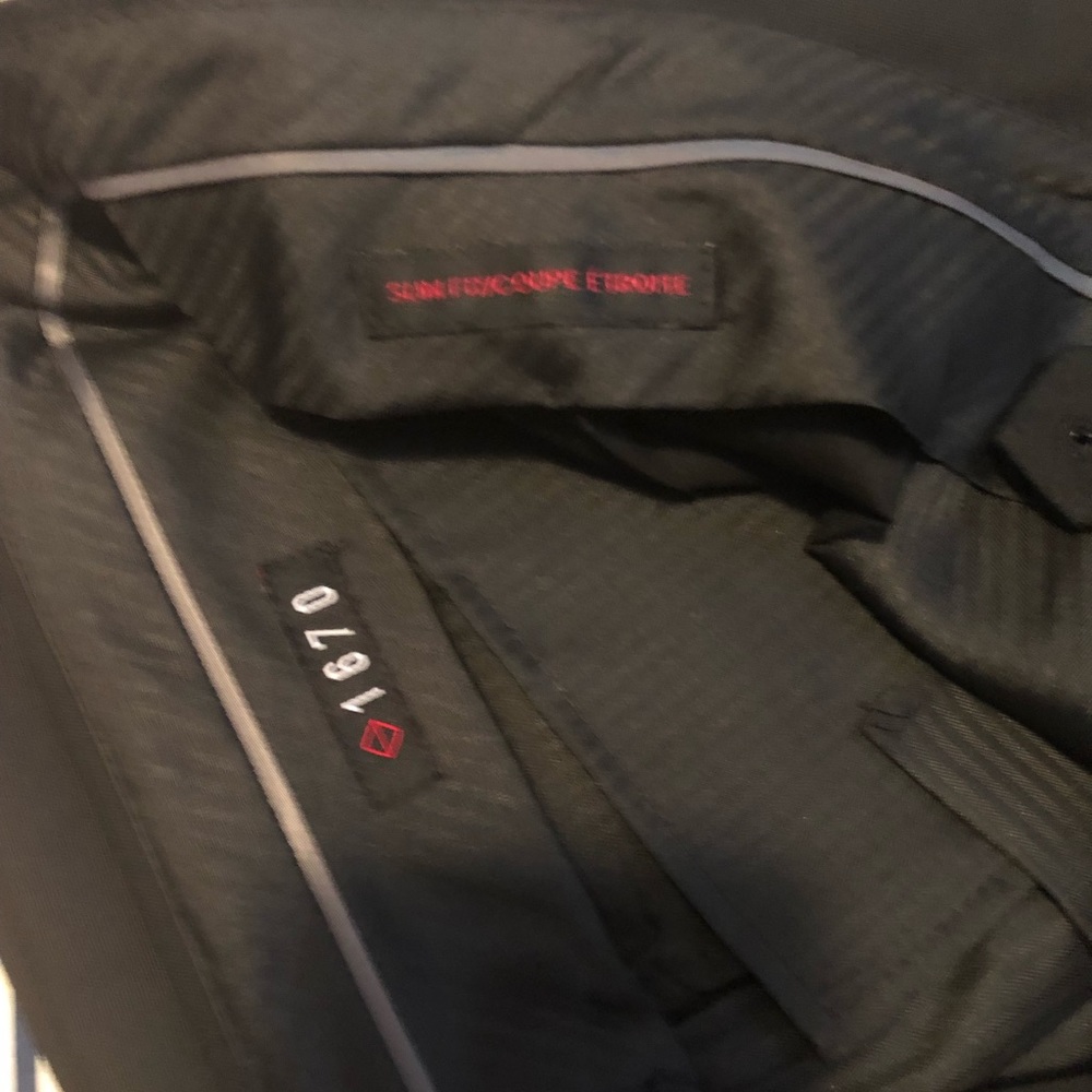 Men's 20 x 31 black pants (suit)